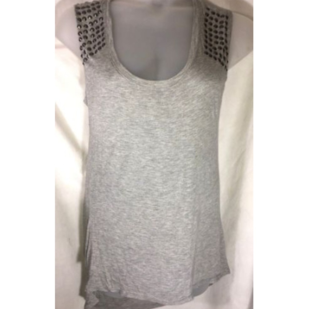 CIRCLES AND CYCLES Embellished Shoulder Blouse